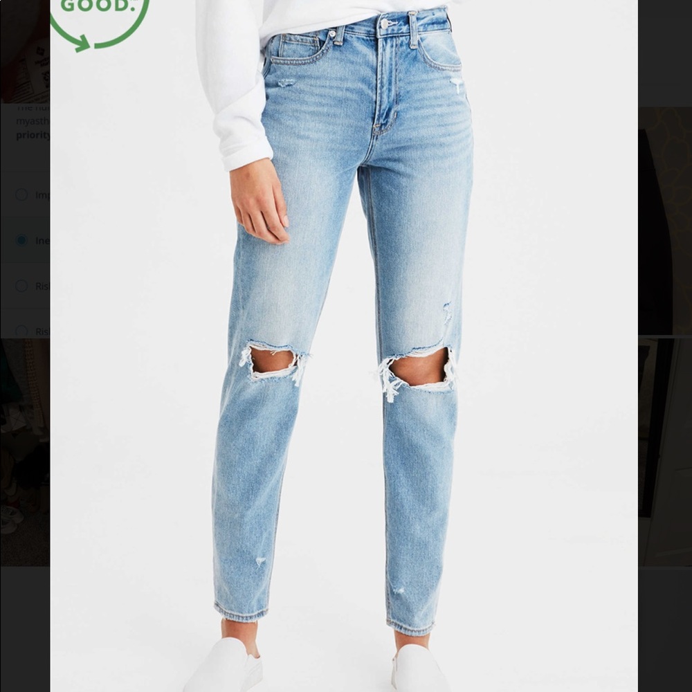 American Eagle mom jeans
